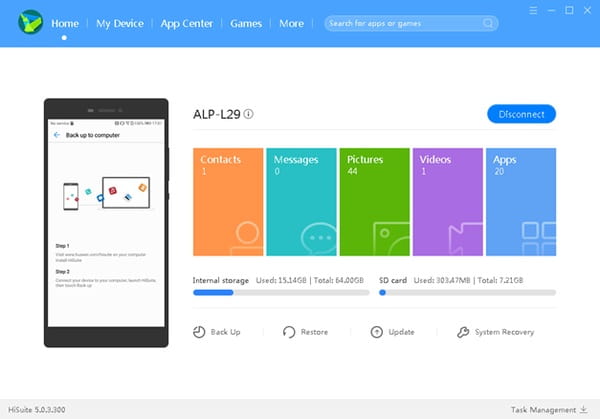 Connecter le Honor au PC