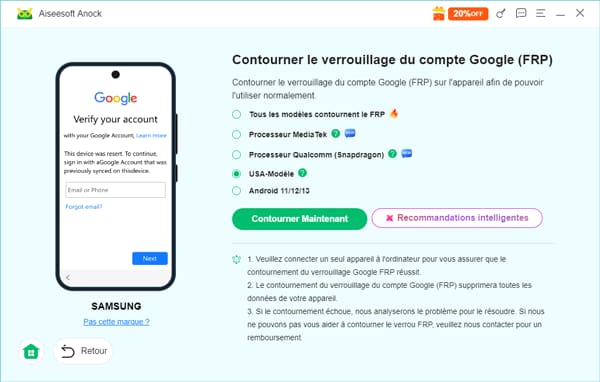 Sélectionner USA-Modèle