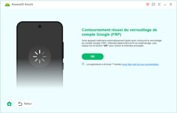 Supprimer le compte Google