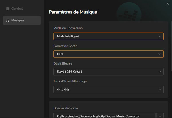 Deezer to MP3 avec Deezer Music Converter