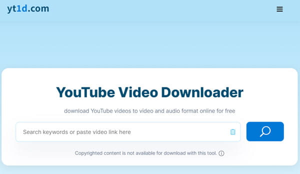 Le convertisseur YouTube WAV en ligne - YT1D