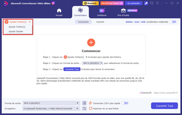 Ajoutez le fichier MPG