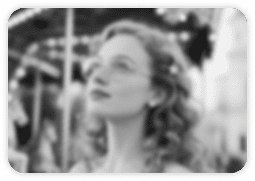 Image originale floue