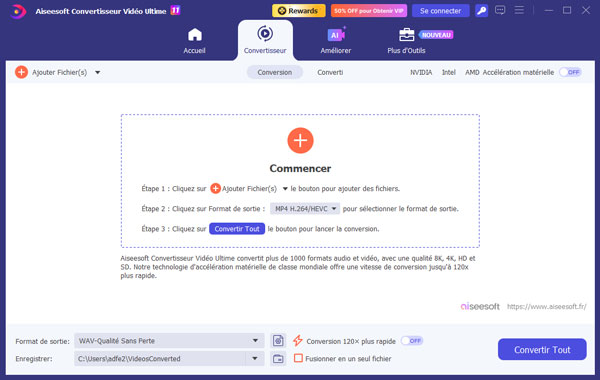 Importer les vidéos dans convertisseur YouTube MP4