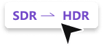 SDR vers HDR