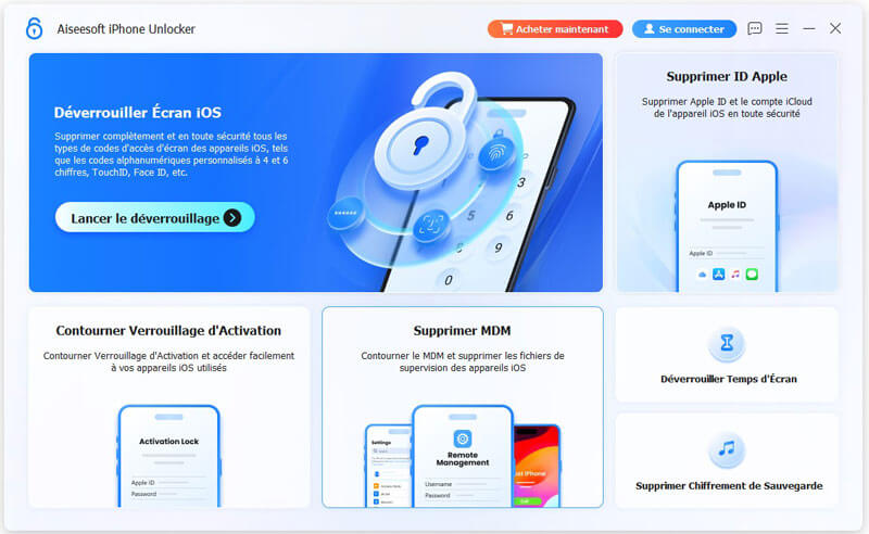 Déverrouiller Écran iOS