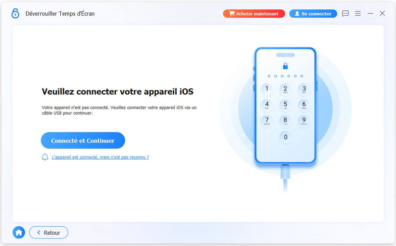 Connecter l'appareil