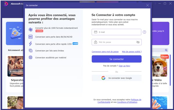 Se connecter avec mot de passe