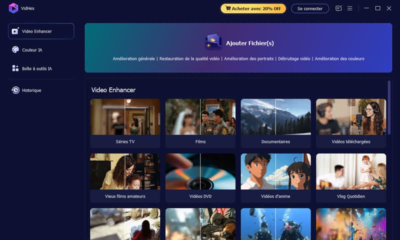 Interface de VidHex