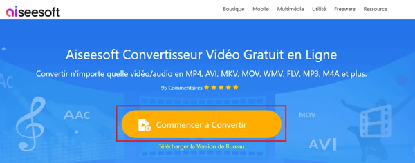Commencer à Convertir