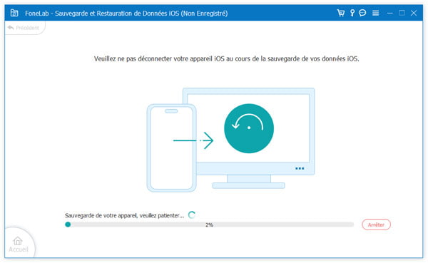 Commencer à sauvegarder les données iOS