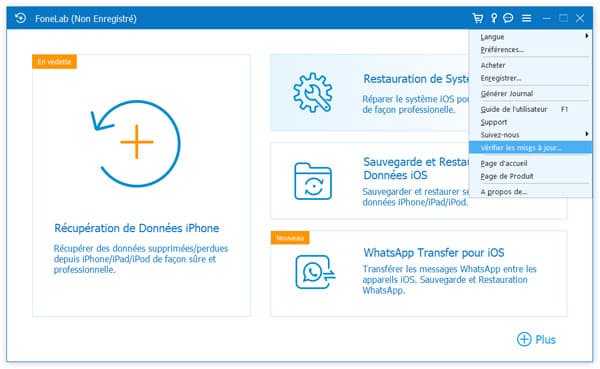 Vérifier les mises à jour