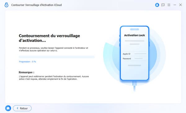 Contourner l'activation iCloud