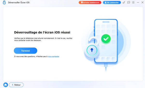 Enlever le code de verouillage
