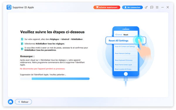 Restauration des opérations utilisateur