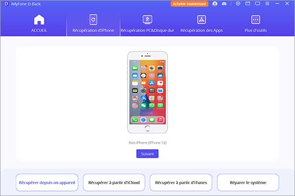 Connecter l’appareil