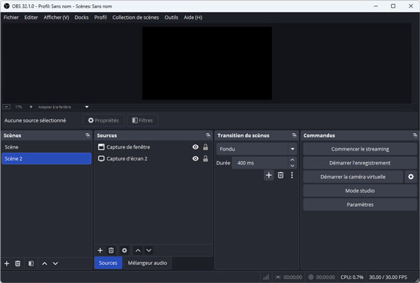 Enregistrer de la musique avec OBS