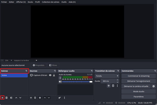 Enregistreur d'écran mac-OBS Studio