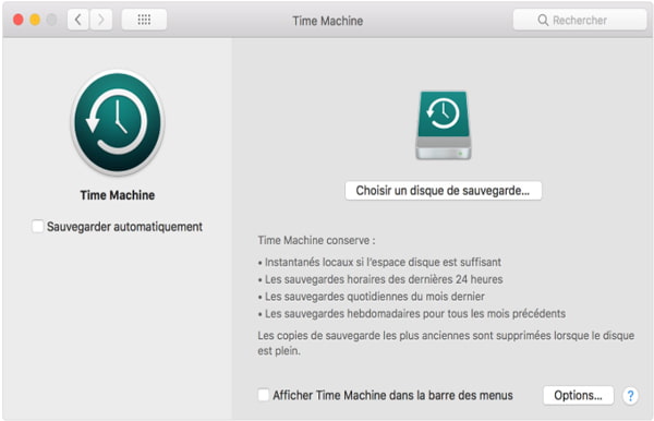 Restaurer des photos supprimées sur Mac avec Time Machine