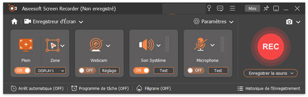 Changer le format de sortie