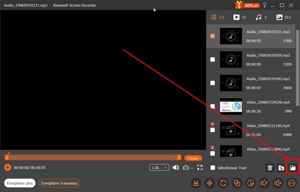 Sauvegarder le fichier FLAC