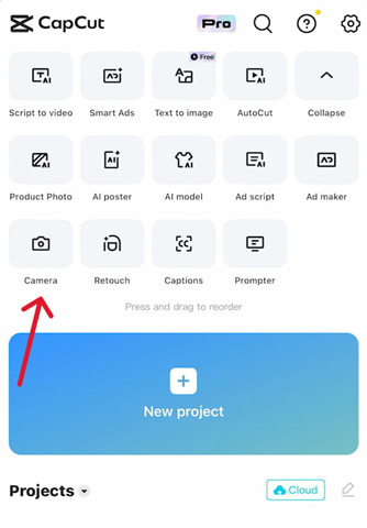 Ajouter des vidéos-CapCut