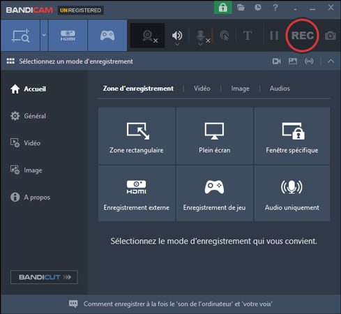 Enregistrer son écran en MP4 avec Bandicam