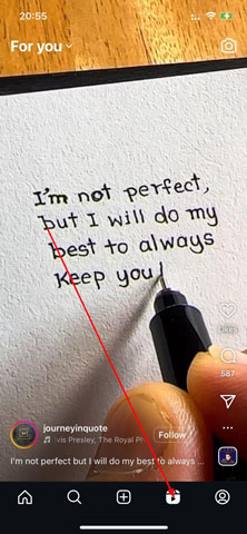 format reel Instagram