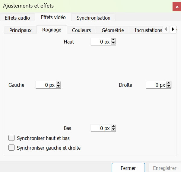 Rogner la vidéo sur VLC
